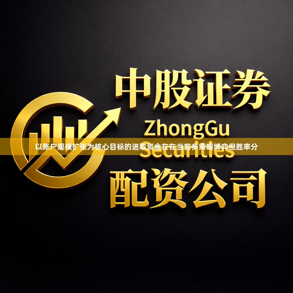 以账户规模扩张为核心目标的进取资金在在当前多策略博弈但胜率分